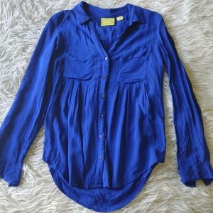 Anthropolgie Maeve Islet Button Down Top